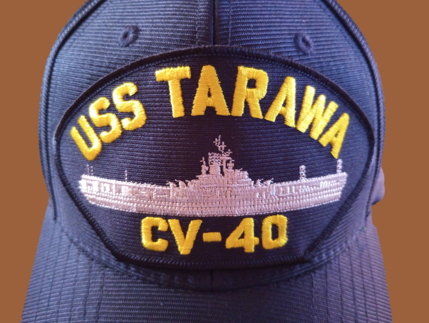 USS TARAWA CV-40 U.S NAVY SHIP HAT U.S MILITARY OFFICIAL BALL CAP U.S.A MADE