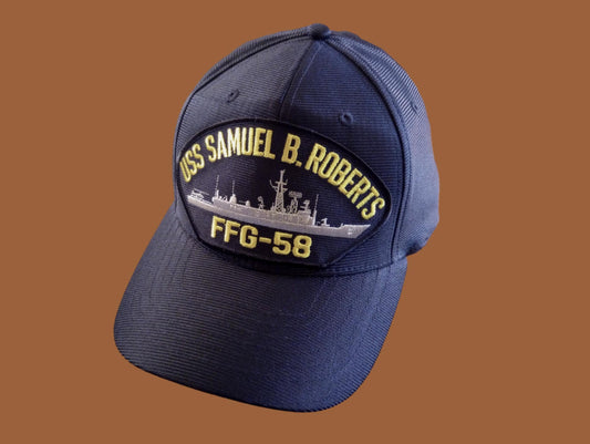 USS SAMUEL B. ROBERTS FFG-58 NAVY SHIP HAT U.S MILITARY OFFICIAL BALL CAP U.S.A