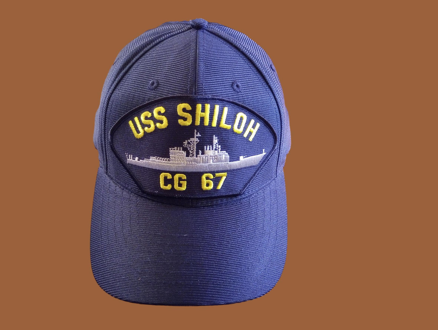 USS SHILOH CG-67 NAVY SHIP HAT U.S MILITARY OFFICIAL BALL CAP U.S.A MADE