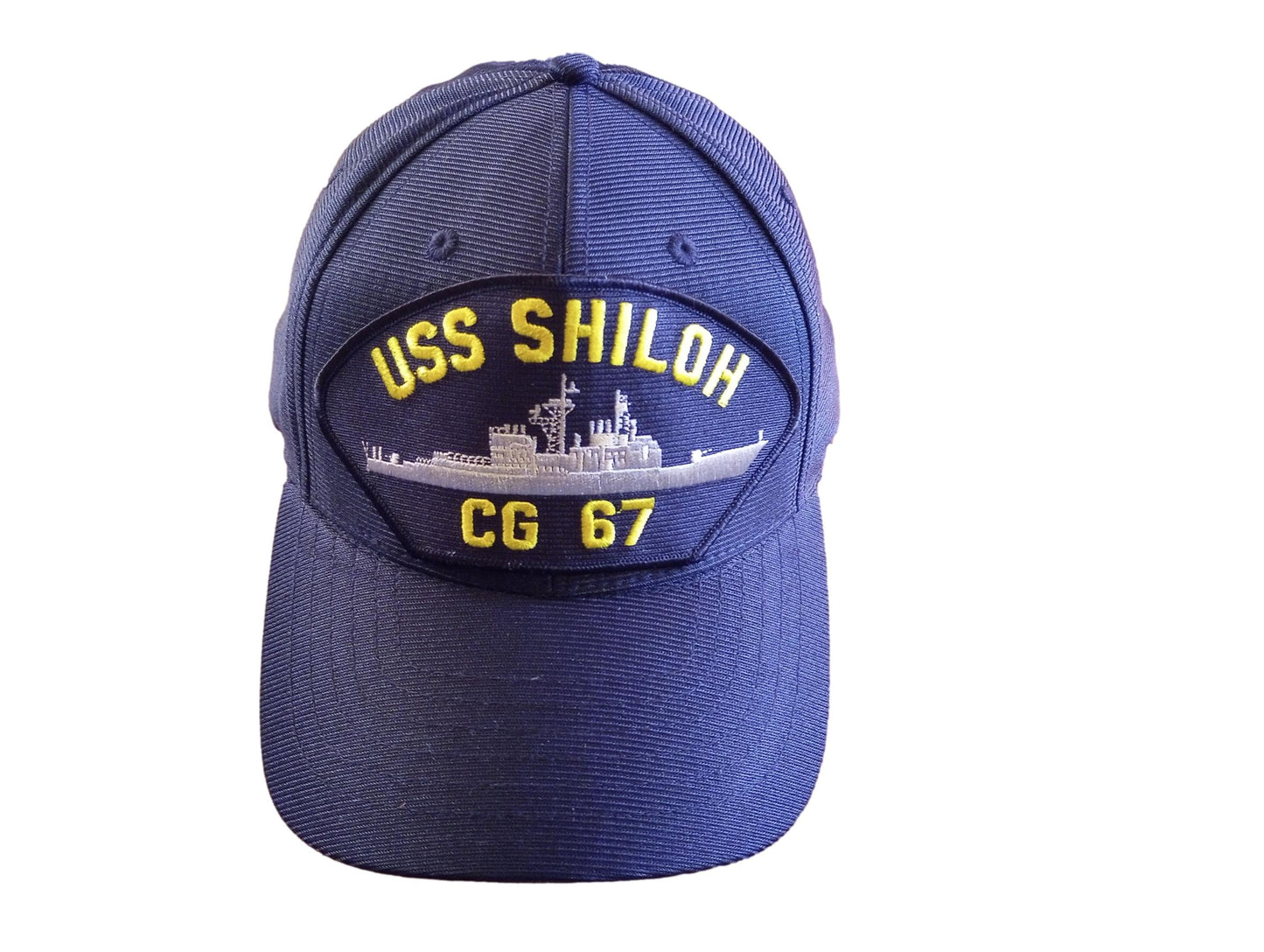 USS SHILOH CG-67 NAVY SHIP HAT U.S MILITARY OFFICIAL BALL CAP U.S.A MADE