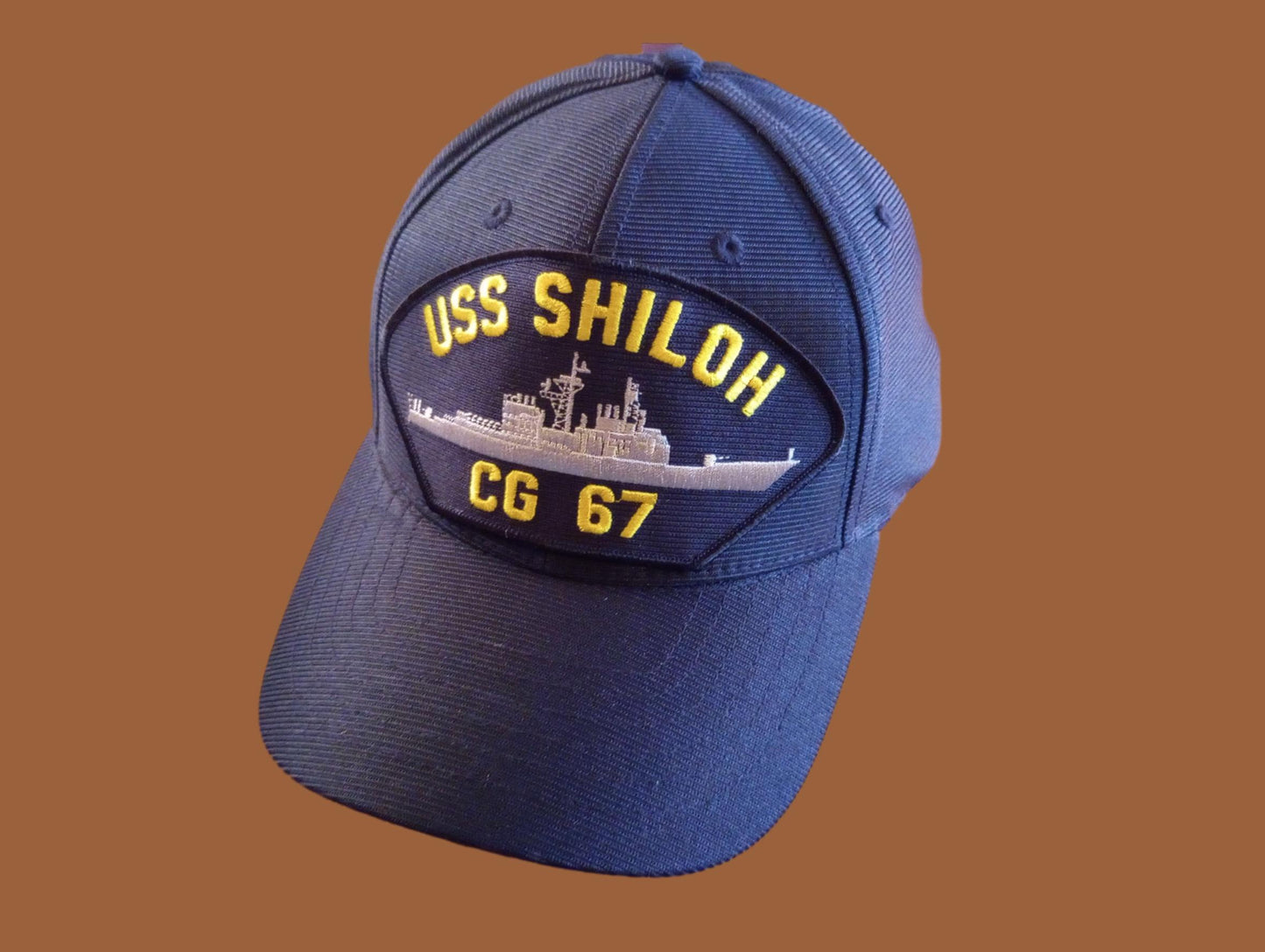 USS SHILOH CG-67 NAVY SHIP HAT U.S MILITARY OFFICIAL BALL CAP U.S.A MADE