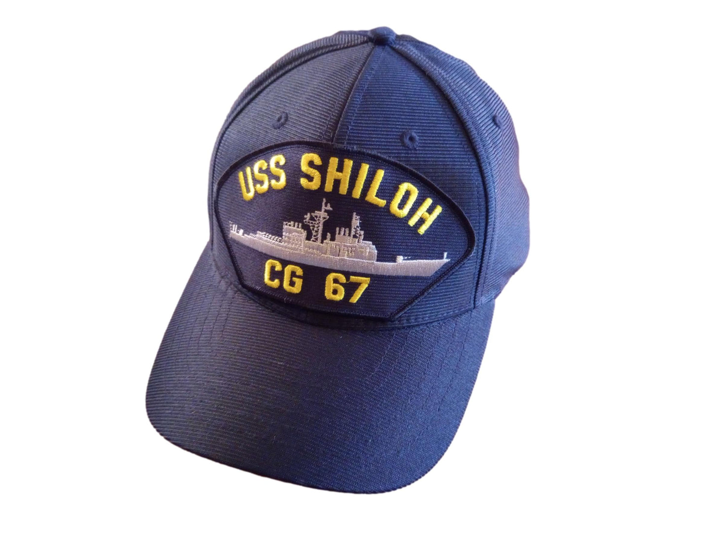 USS SHILOH CG-67 NAVY SHIP HAT U.S MILITARY OFFICIAL BALL CAP U.S.A MADE