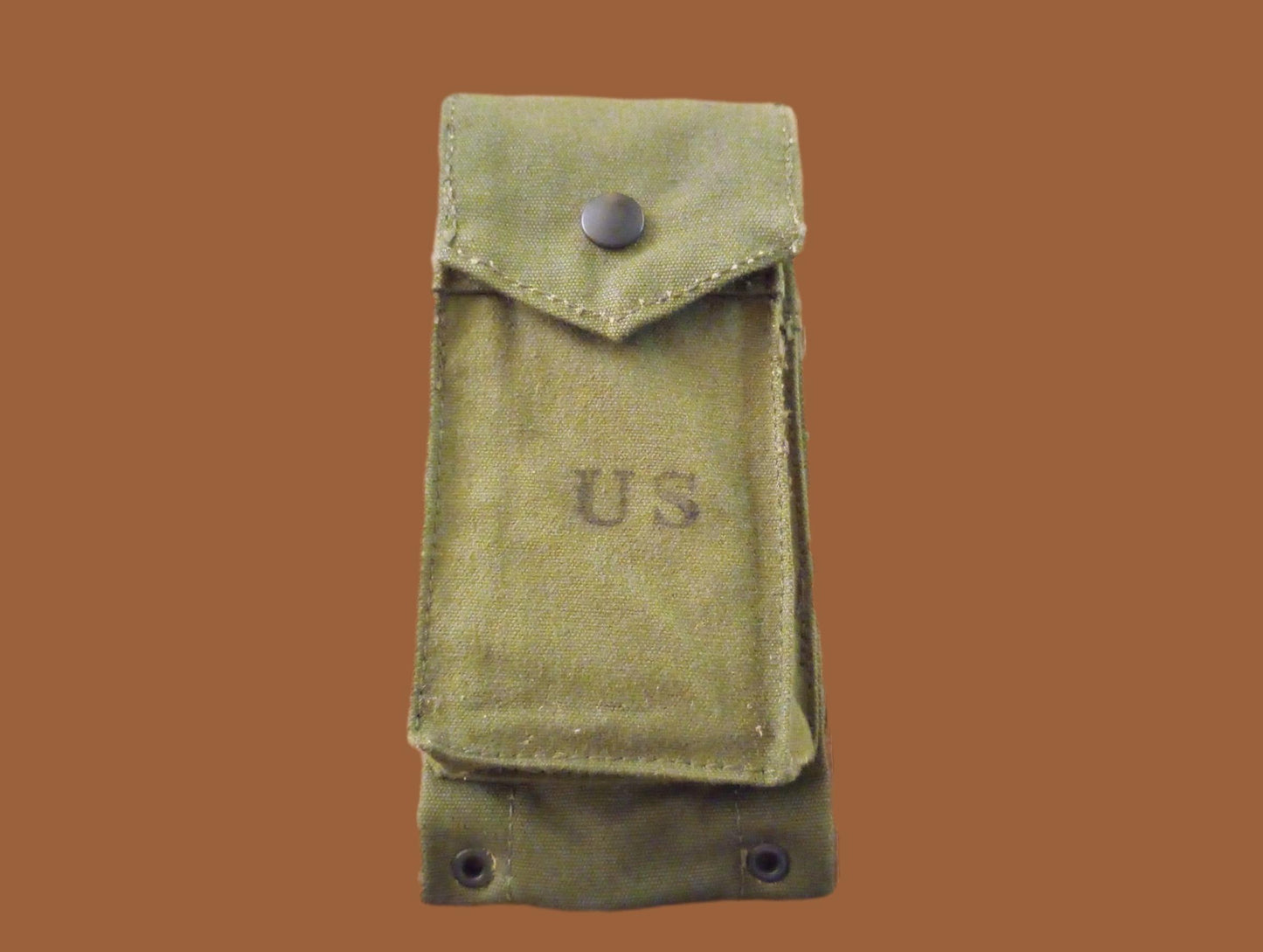 U.S MILITARY AMMO MAGAZINE CLIP POUCH 20 RD 308 CAL MAG VIETNAM ERA 1961