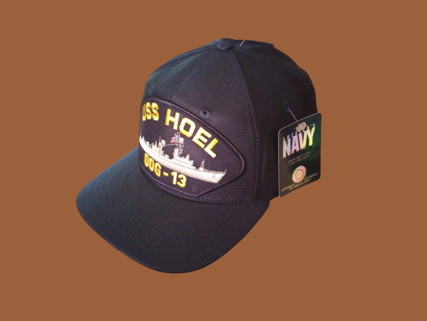 USS HOEL DDG-13 U.S NAVY SHIP HAT U.S MILITARY OFFICIAL BASEBALL CAP U.S.A MADE