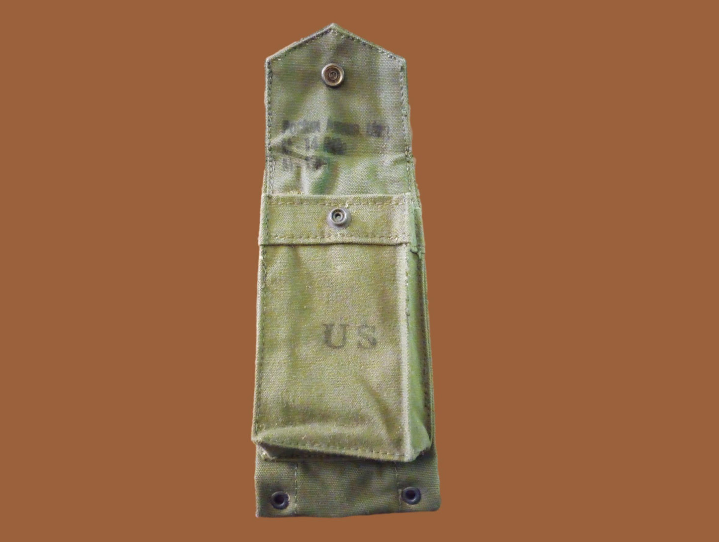 U.S MILITARY AMMO MAGAZINE CLIP POUCH 20 RD 308 CAL MAG VIETNAM ERA 1961