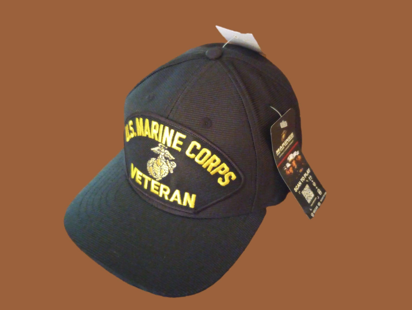 U.S MARINE CORPS VETERAN HAT U.S.M.C OFFICIAL MILITARY BALL CAP U.S.A MADE