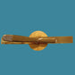 U.S MILITARY NAVY TIE BAR OR TIE TAC CLIP ON TYPE ROUND NAVY INSIGNIA
