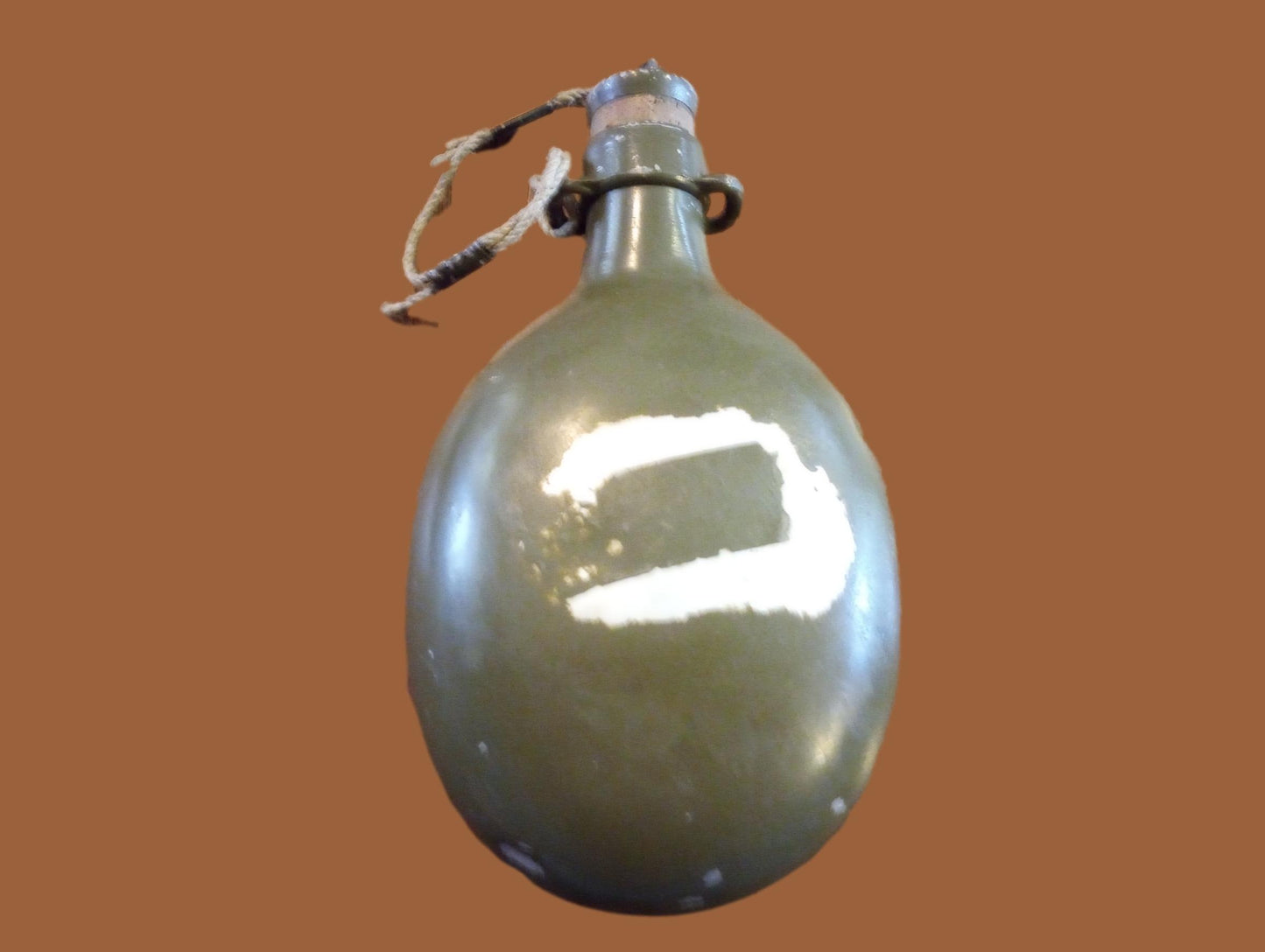 CZECH MILITARY M60 CANTEEN & WOOL FELT COVER WATER BOTTLE FLASK ORIGINAL