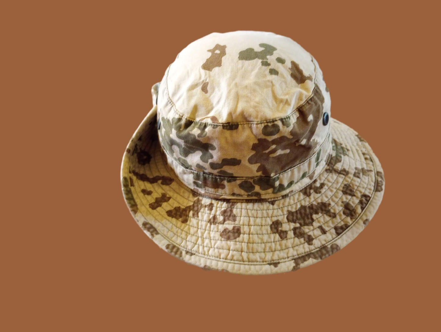 ORIGINAL GERMAN TROPICAL CAMOUFLAGE BOONIE HAT 58 MEDIUM 7 1/8