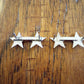 VINTAGE U.S MILITARY STERLING SILVER MAJOR GENERAL RANK 2 STAR WWII VIETNAM