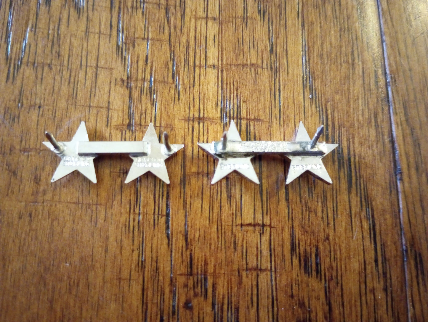 VINTAGE U.S MILITARY STERLING SILVER MAJOR GENERAL RANK 2 STAR WWII VIETNAM