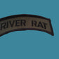 U.S MILITARY RIVER RAT VIETNAM SERVICE ROCKER ARM PATCH NEW