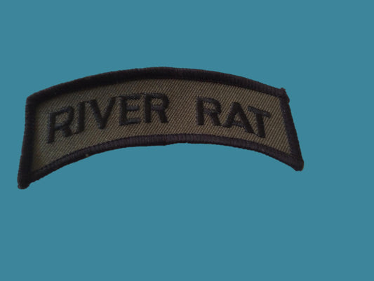 U.S MILITARY RIVER RAT VIETNAM SERVICE ROCKER ARM PATCH NEW