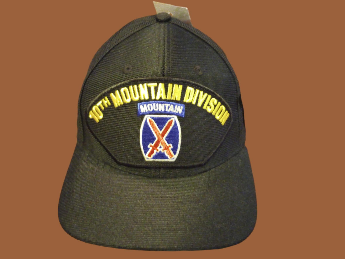 U.S ARMY 10TH MOUNTAIN DIVISION HAT OFFICIAL MILITARY BALL CAP U.S.A MADE