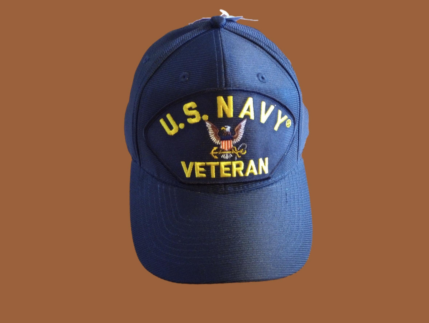 U.S MILITARY NAVY VETERAN HAT U.S MILITARY OFFICIAL BALL CAP U.S.A MADE NAVY VET