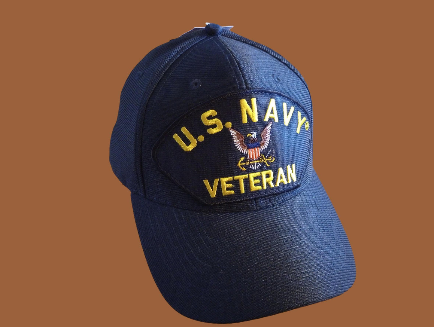 U.S MILITARY NAVY VETERAN HAT U.S MILITARY OFFICIAL BALL CAP U.S.A MADE NAVY VET