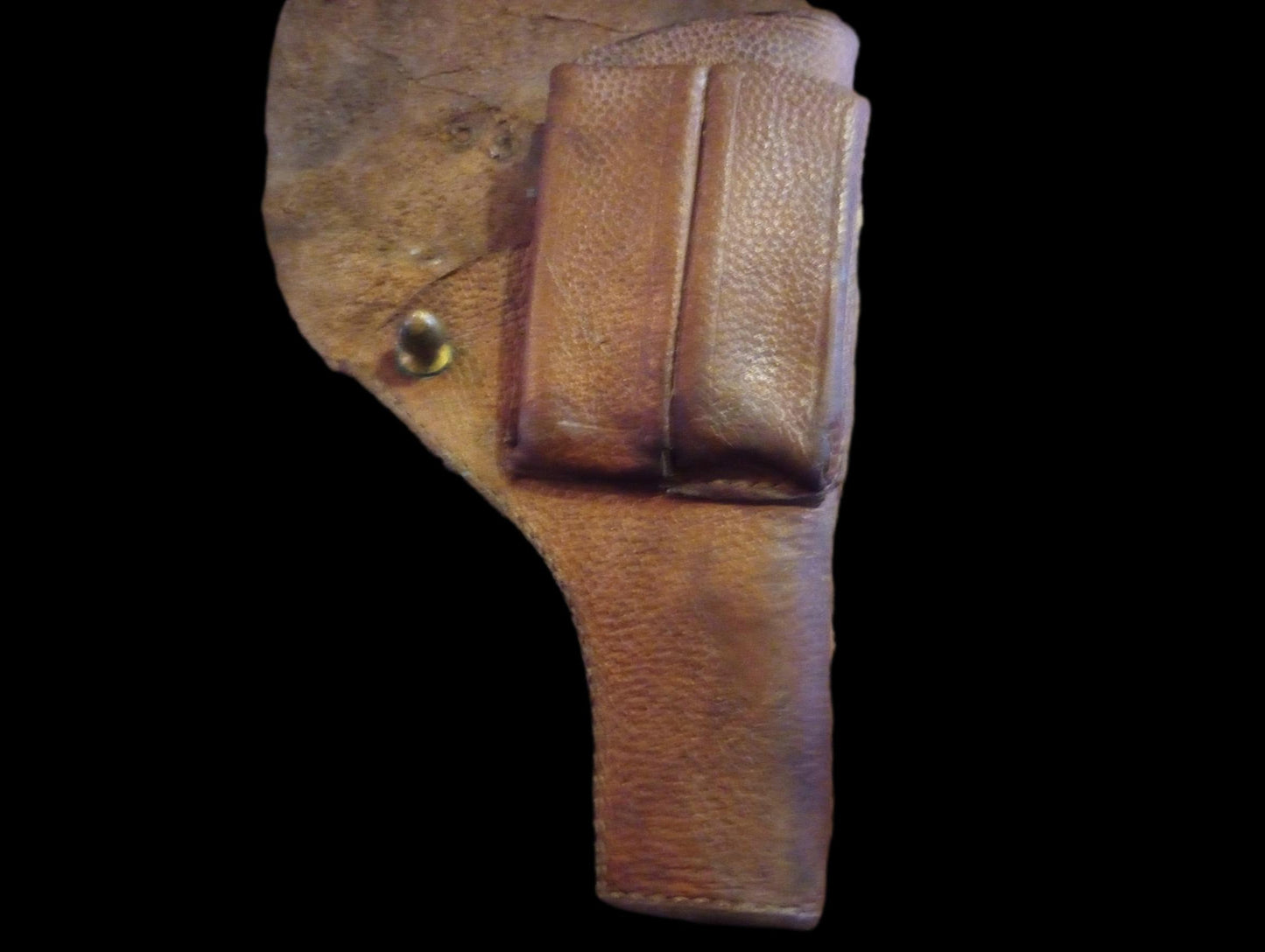 WWII SWEDISH MILITARY BROWNING PISTOL HOLSTER LEATHER M1903/07 STAMPED I11 35/50