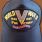 U.S MILITARY WWII 50TH ANNIVERSARY HAT U.S MILITARY OFFICIAL BALL CAP U.S.A MADE