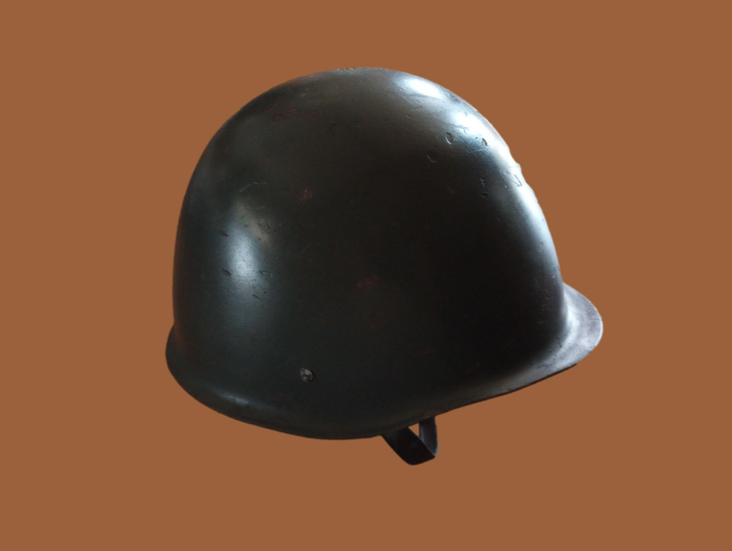 ORIGINAL POLISH MILITARY HELMET WZ-67 ARMY COMBAT STEEL POT & LINER POST WWII