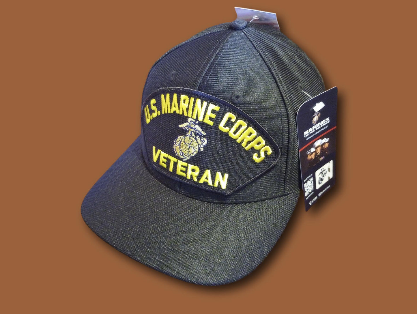 U.S MARINE CORPS VETERAN HAT U.S.M.C OFFICIAL MILITARY BALL CAP U.S.A MADE