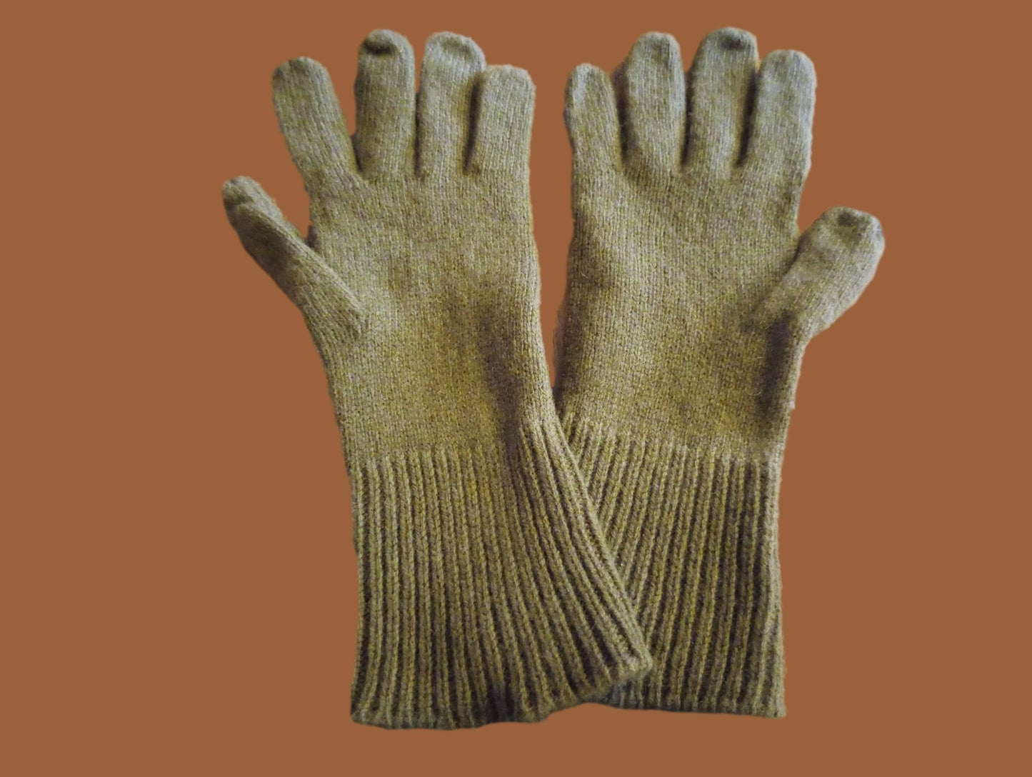 VINTAGE M49 U.S MILITARY GLOVE INSERT LINERS WOOL COLD WEATHER 1955 KOREAN ERA