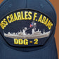 USS CHARLES F ADAMS DDG-2 U.S NAVY SHIP HAT OFFICIAL MILITARY BALL CAP U.S MADE