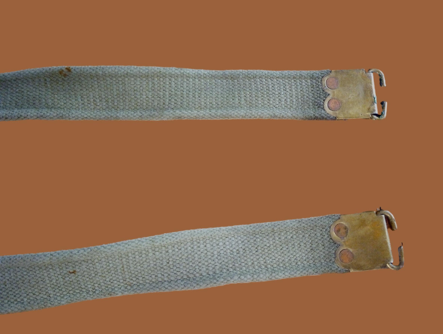 WWII BRITISH MILITARY ENFIELD KHAKI RIFLE SLING ORIGINAL BRITISH WEB P-37