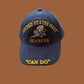 U.S Military Navy Seabees Can Do Embroidered Baseball Hat U.S Navy Licensed Cap