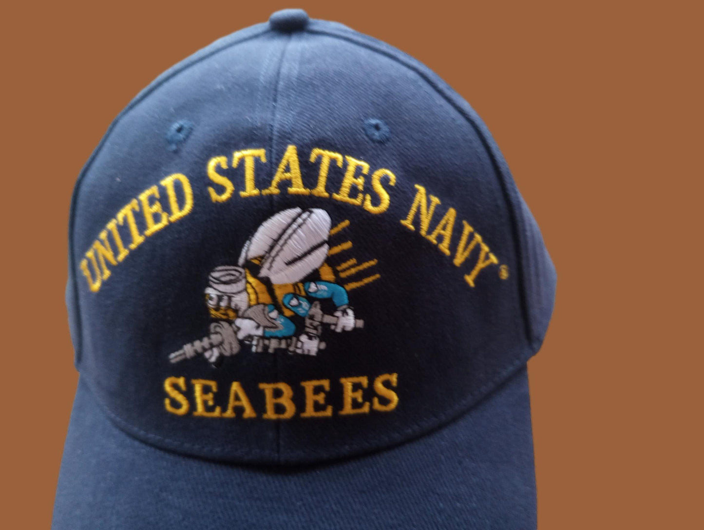 U.S Military Navy Seabees Can Do Embroidered Baseball Hat U.S Navy Licensed Cap
