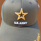 U.S Army Hat Cap Cotton Mesh Back OD Green Baseball Cap Army Star Logo