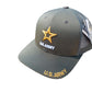 U.S Army Hat Cap Cotton Mesh Back OD Green Baseball Cap Army Star Logo