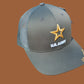 U.S Army Hat Cap Cotton Mesh Back OD Green Baseball Cap Army Star Logo