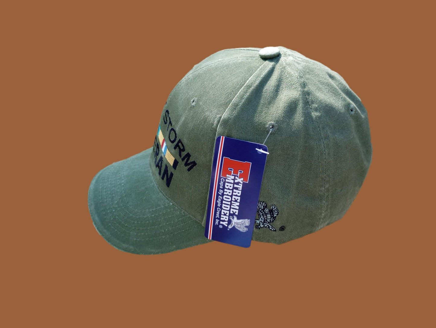 NEW U.S MILITARY DESERT STORM VETERAN HAT ARMY MARINE CORPS STONE WASHED