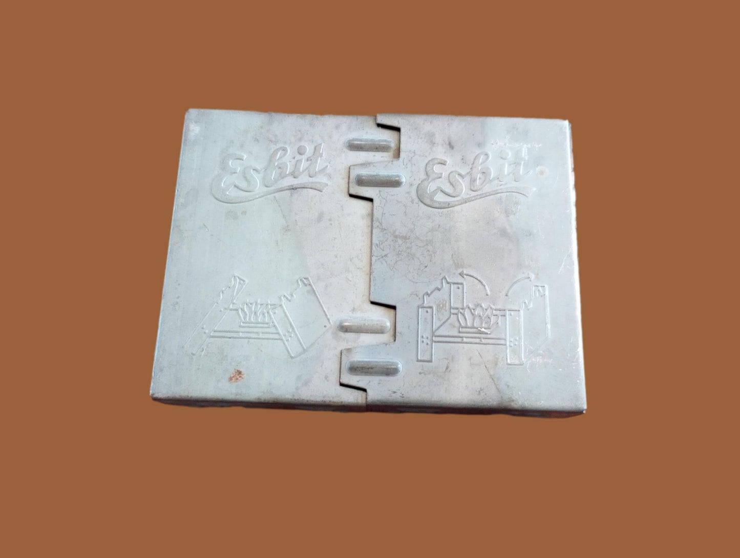 German Military ESBIT Metal Folding Camping Stove Survival hiking gear NOS