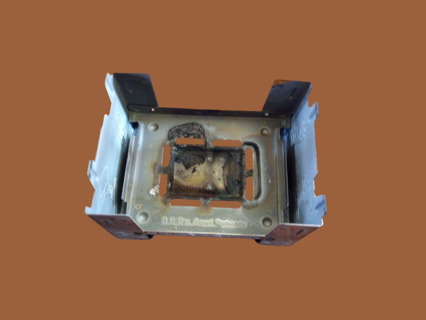 German Military ESBIT Metal Folding Camping Stove Survival hiking gear NOS