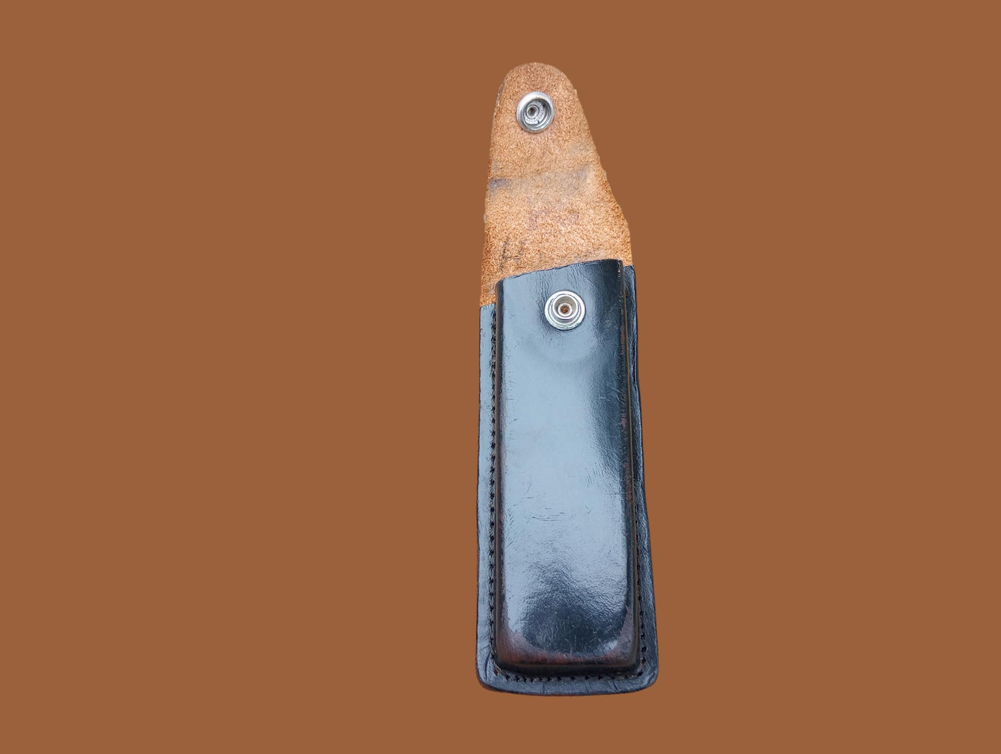 German Walther Magazine Pouch P-38 Black Leather P-5 Police 9 mm 8 Round Genuine