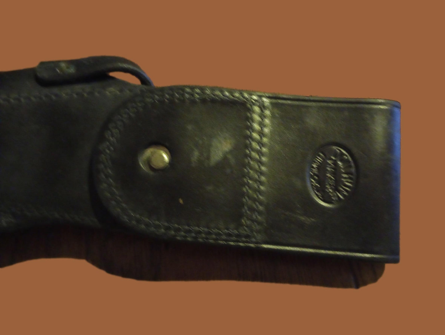 Don Hume Maker leather holster for revolvers drop swivel design
