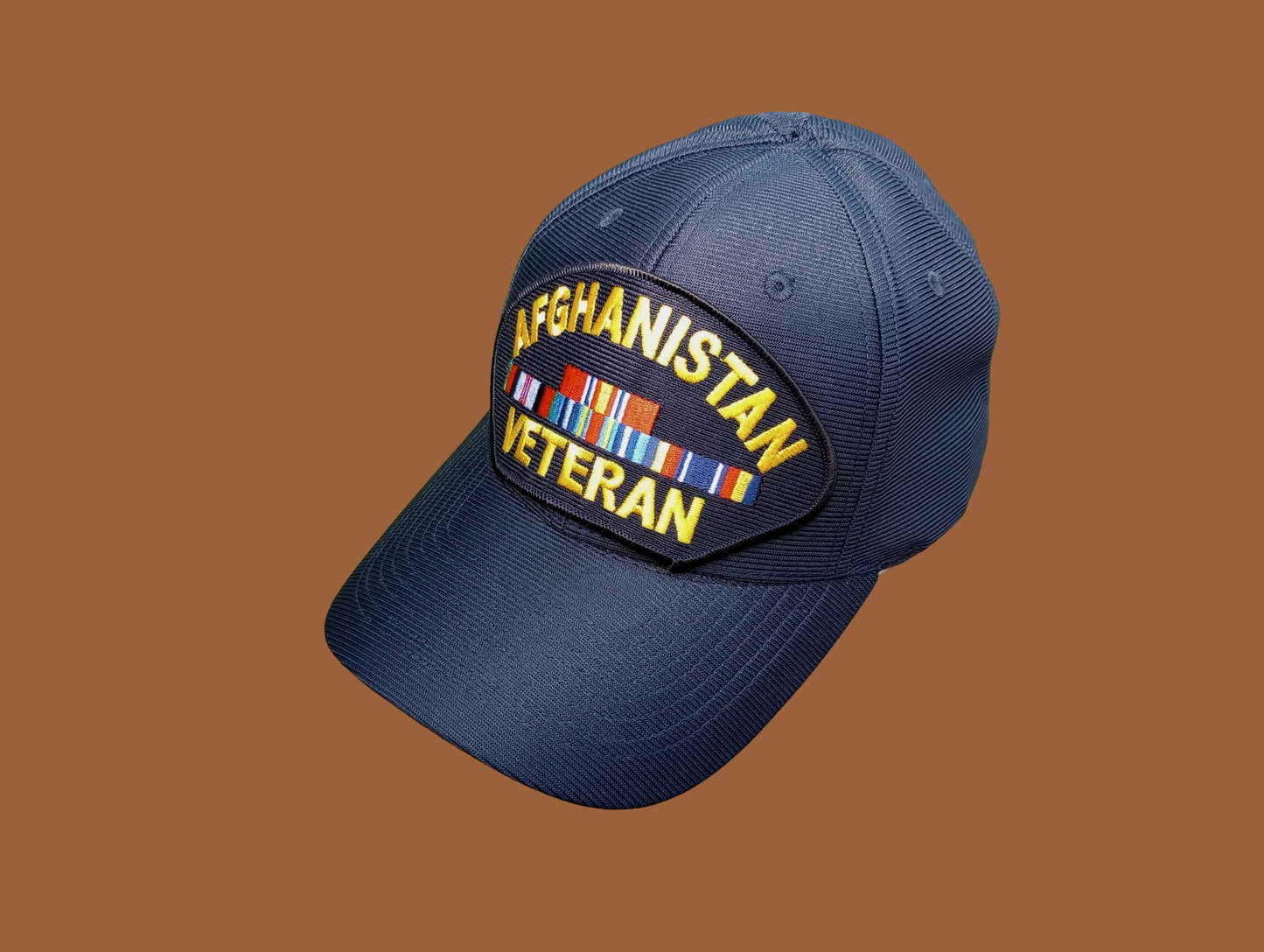 AFGHANISTAN GULF WAR VETERAN HAT U.S MILITARY OFFICIAL BALL CAP U.S.A MADE