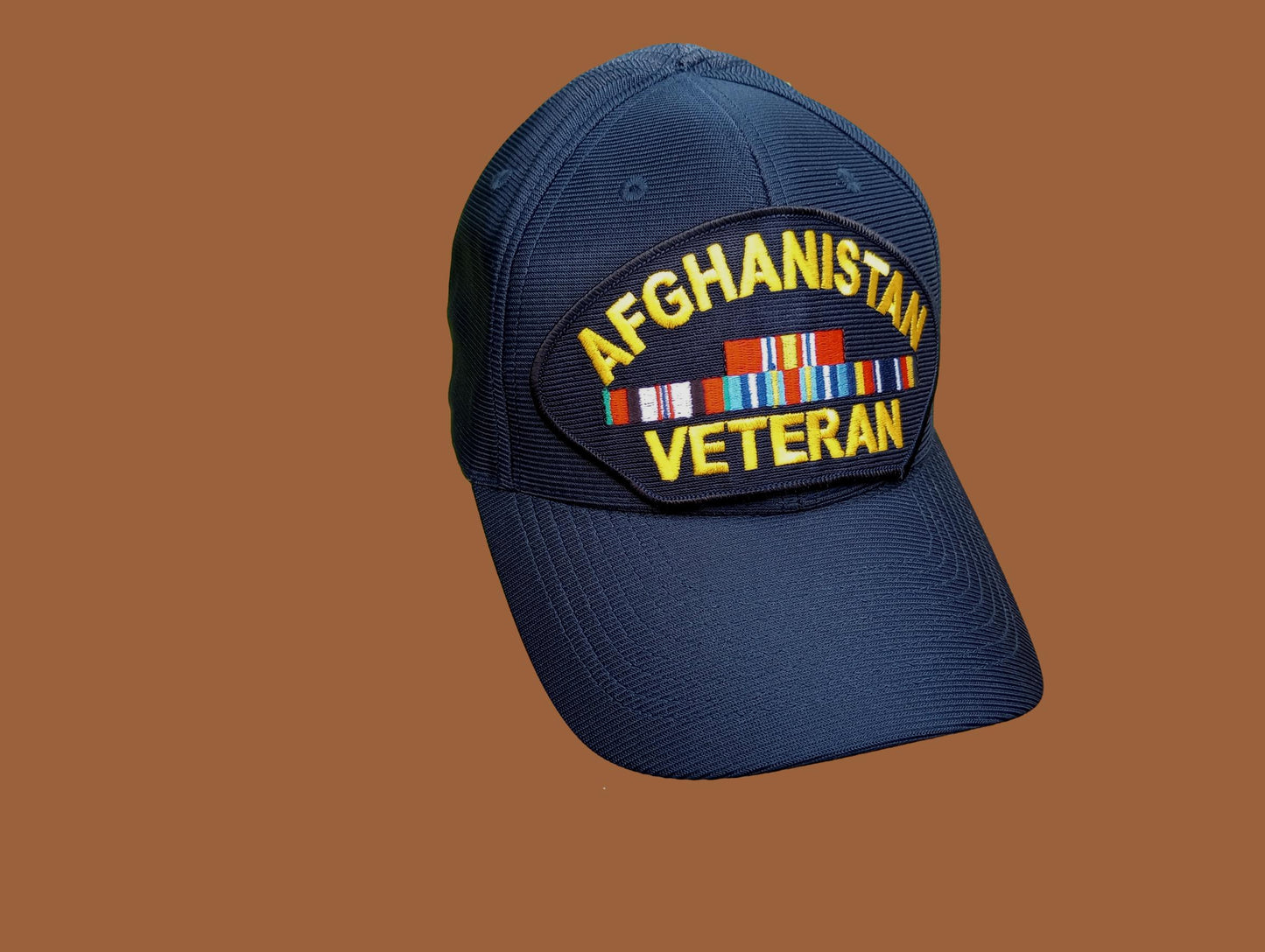 AFGHANISTAN GULF WAR VETERAN HAT U.S MILITARY OFFICIAL BALL CAP U.S.A MADE