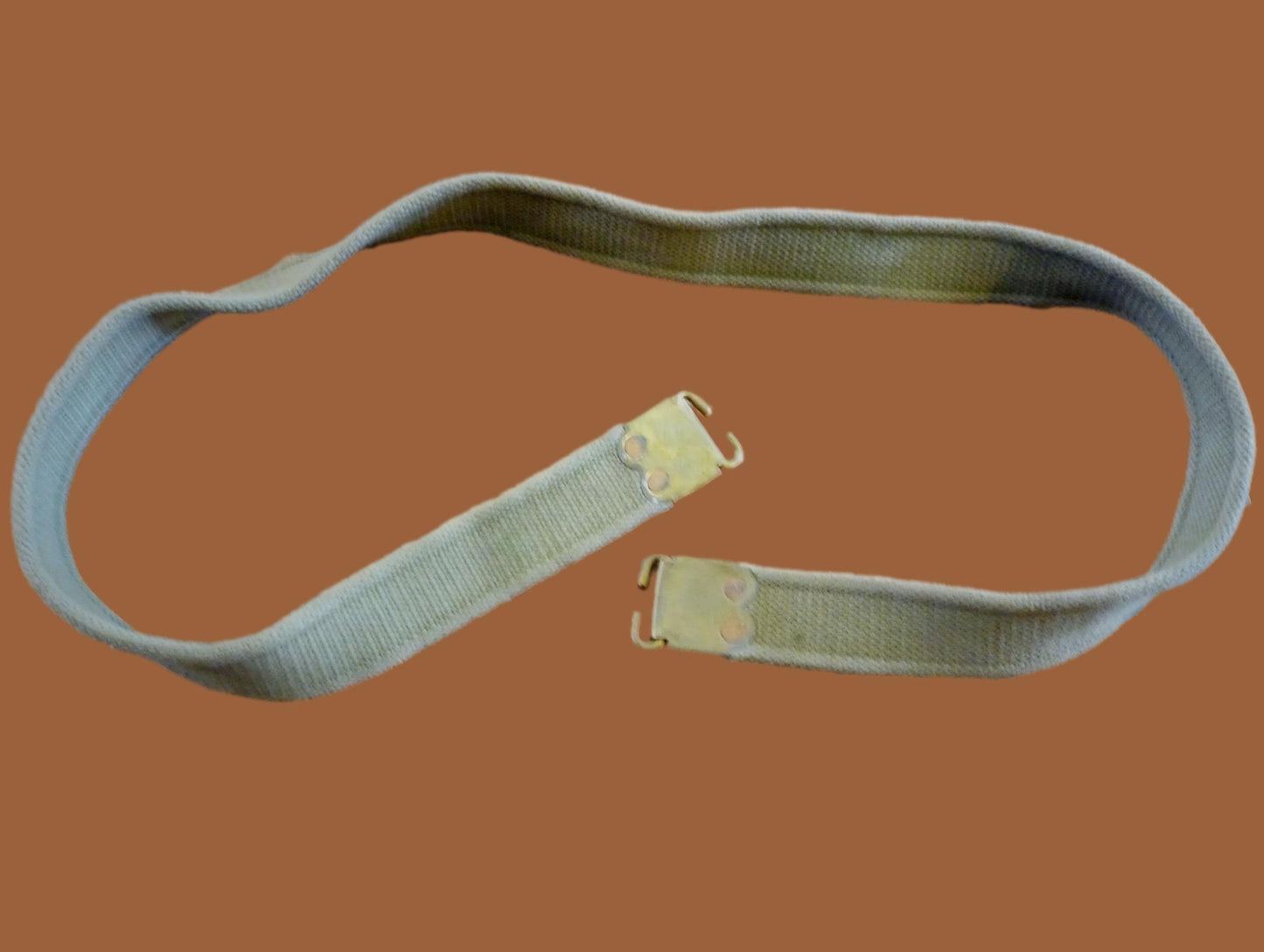 WWII BRITISH MILITARY ENFIELD KHAKI RIFLE SLING ORIGINAL BRITISH WEB P-37