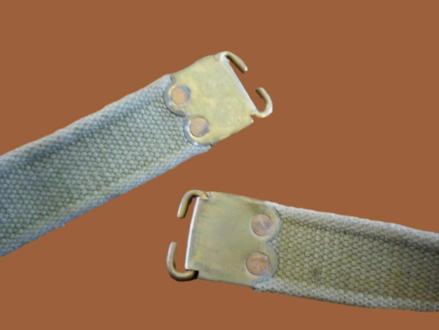 WWII BRITISH MILITARY ENFIELD KHAKI RIFLE SLING ORIGINAL BRITISH WEB P-37