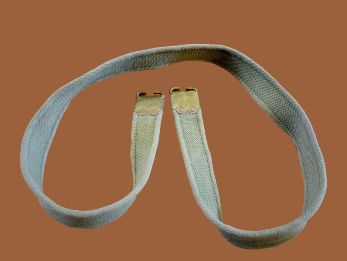 WWII BRITISH MILITARY ENFIELD KHAKI RIFLE SLING ORIGINAL BRITISH WEB P-37