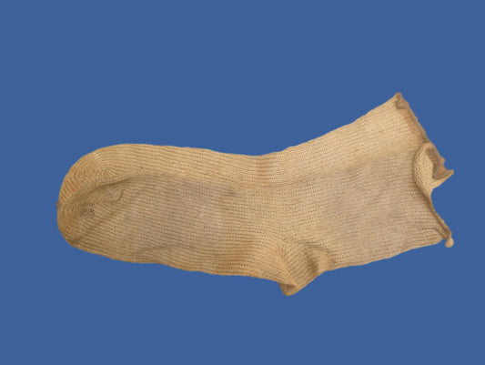 WWII ARMY BURLAP FLUTE SOCKS 10th MOUNTAIN ARTIC COLD WEATHER GENUINE SURPLUS