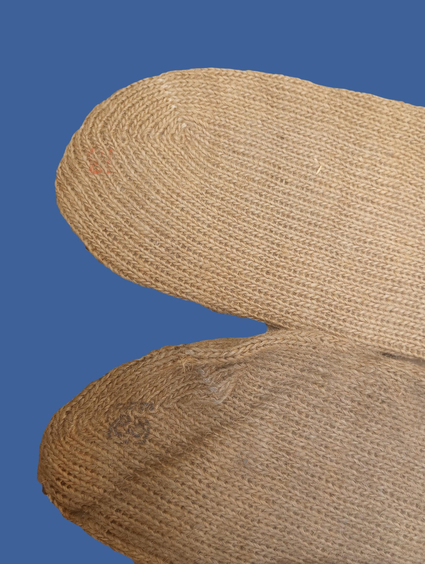 WWII ARMY BURLAP FLUTE SOCKS 10th MOUNTAIN ARTIC COLD WEATHER GENUINE SURPLUS