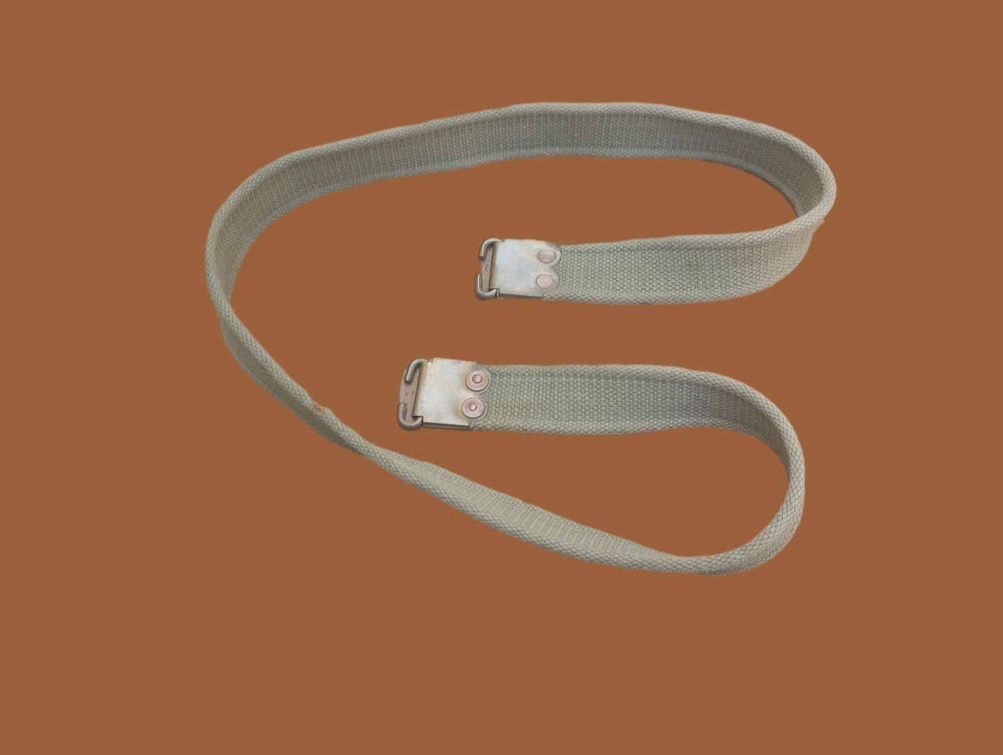 WWII BRITISH MILITARY ENFIELD KHAKI RIFLE SLING ORIGINAL BRITISH WEB P-37