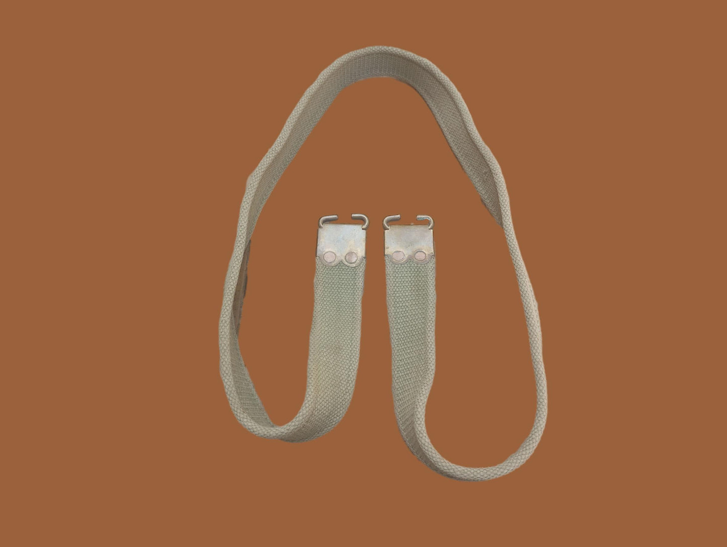 WWII BRITISH MILITARY ENFIELD KHAKI RIFLE SLING ORIGINAL BRITISH WEB P-37