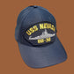 USS NEVADA BB-36 NAVY SHIP HAT U.S MILITARY OFFICIAL BALL CAP U.S.A MADE