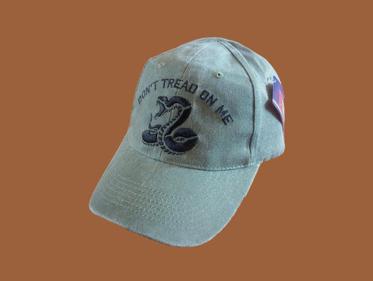 U.S MILITARY DON'T TREAD ON ME HAT EMBROIDERED BALL CAP