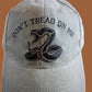 U.S MILITARY DON'T TREAD ON ME HAT EMBROIDERED BALL CAP