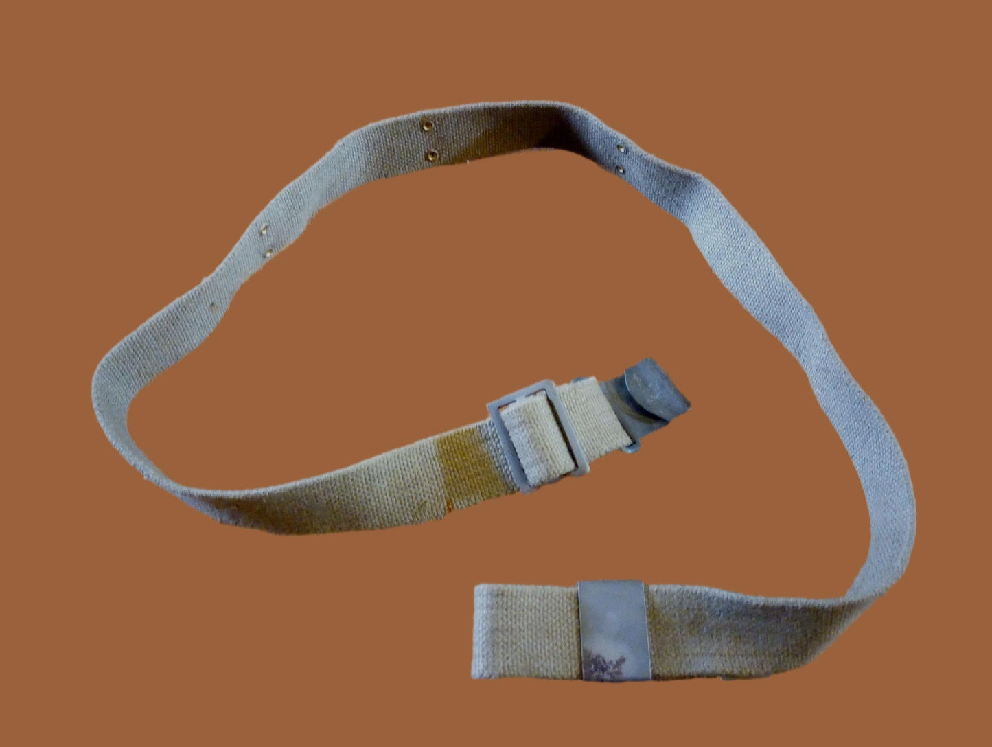 POST WWII MILITARY GARAND RIFLE SLING FLAT BUCKLE GENUINE SURPLUS